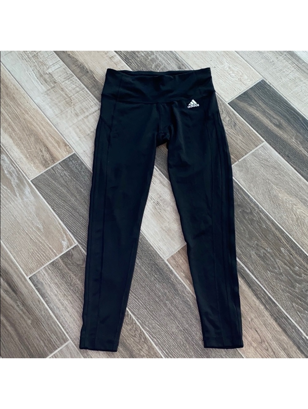 Adidas Climalite Black Crop Leggings Size Small